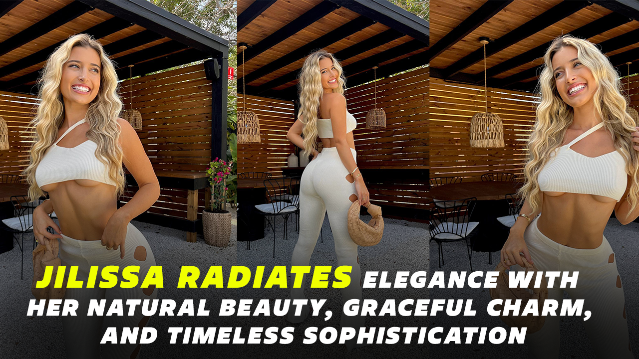 Jilissa Radiates Elegance with Her Natural Beauty, Graceful Charm, and Timeless Sophistication